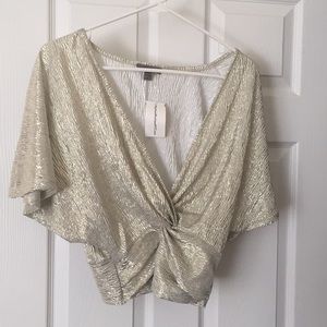 Gold Crop Top